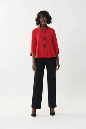 Joseph Ribkoff Classic Wide Leg Pants In Black