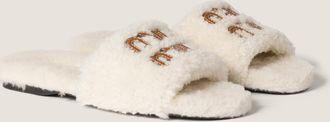 Miu Miu Shearling slides