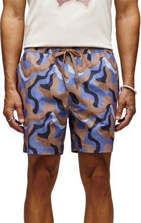 Psycho Bunny Dante Toasted Coconut Swim Trunks at Nordstrom Rack, Size Xxx-Large
