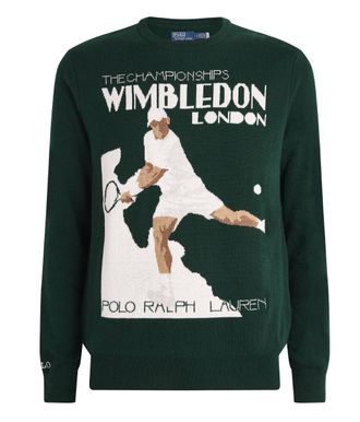 Ralph Lauren Polo Ralph Lauren x Wimbledon Tennis Graphic Sweatshirt Size XXL