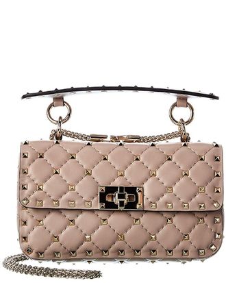 Valentino Rockstud Spike Small Leather Shoulder Bag