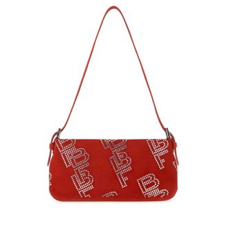 by FAR Embellished Suede Dulce Shoulder Bag