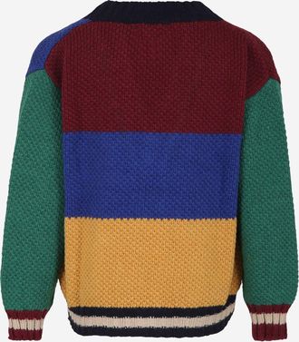 Bobo Choses Kids Cardigan Multicolour Wool Blend Sweater