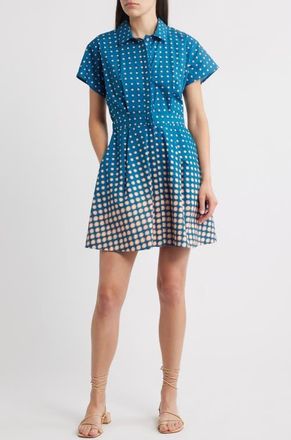 Cleobella Nicoletta Mini Shirtdress in Matera Print at Nordstrom, Size X-Large