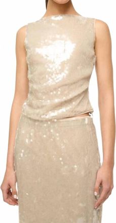 Staud Eton Tank Top In Moon