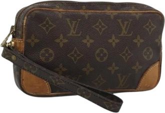 Louis Vuitton Pre-owned Monogram Canvas Clutch - - Pre-owned - Donna - Marrone - ONE SIZE