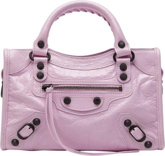 Balenciaga Handbags, female, Pink, Size: ONE SIZE Le City Mini