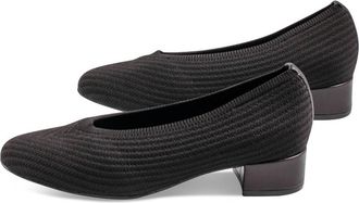 Vaneli Womens Vartan Stretch Knit Heel In Black