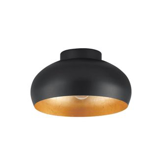 Eglo Mogano Ceiling Light - Black & Gold | TJ Hughes