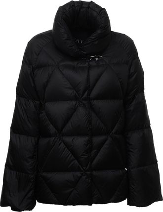 Fay Argyle Hooded Down Cape