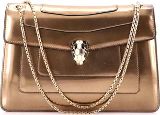 Bulgari Serpenti Forever Shoulder Bag Patent Medium