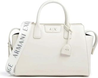 A|X Armani Exchange Handbags, female, Beige, Size: ONE SIZE Handbag