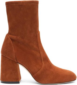 Stuart Weitzman Essentialist Stretch 85 - Dames - Laarzen met Hak - Bruin - 36 EU - Schoenen