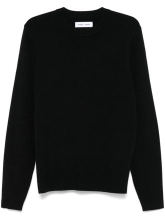 Sams&oslash;e & Sams&oslash;e Gunan sweater - men - Polyester/Polyamide/EcoVero Viscose (LENZING) - M - Black