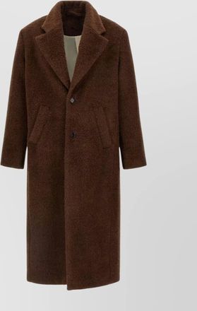 S&eacute;fr single breasted coat