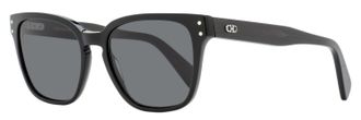 Ferragamo Ferragamo Mens Square Keyhole Sunglasses SF1040S 001 Black 55mm