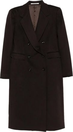 Tagliatore double-breasted coat - Brown