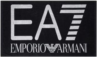 Emporio Armani Emporio Armani Ea7, Accessoires, unisex, Zwart, ONE Size, Katoen, Visibility Handdoek