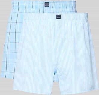 Christian Berg Boxershorts mit elastischem Bund im 2er-Pack in Hellblau, Gr&ouml;&szlig;e XXL