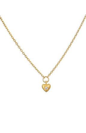 Satya Jewelry Boundless Love Mini Heart Pendant Necklace in Gold at Nordstrom