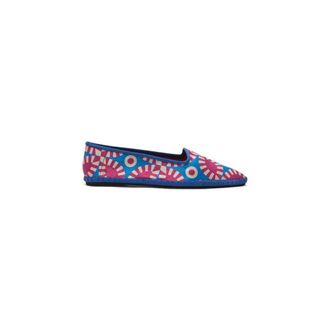 Maliparmi Ballerinas, female, Blue, Size: 11 US Floral Spin Ballet Flat