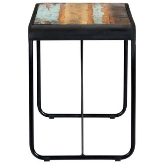 Berkfield Home Table Dining Table 118x60x76 cm Solid Reclaimed Wood | Size: 118 x 60 x 76 cm