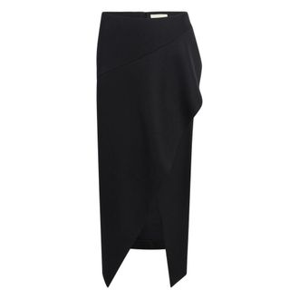 Khaite Maxi Skirts, female, Black, Size: XL Flowing Skirt