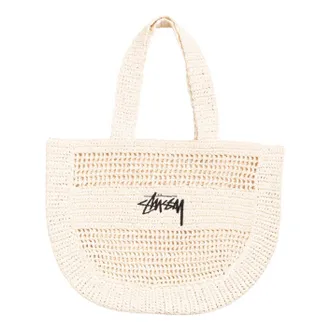 St&uuml;ssy Woven Tote Bag Ivory 134263-IVOR