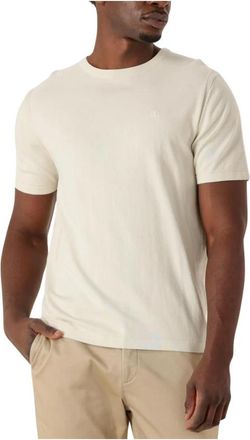 Dstrezzed Beige Tee voor Heren- Veelzijdige Stijl - Heren - T-shirts - Beige - 2XL - Tops
