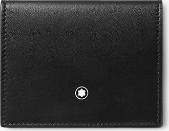 Montblanc Kartenetui aus Glattleder Soft Trio 4cc Black