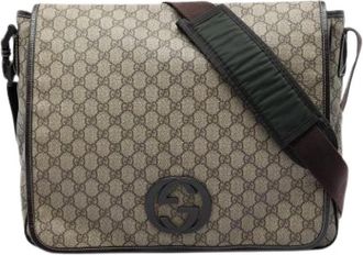 Gucci Pre-owned Messenger Bag - Dames - Vintage Schoudertas - Beige - ONE Size - Vintage