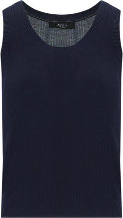Max Mara Cose Top - Dames - Tops zonder mouwen - Blauw - XS - Tops