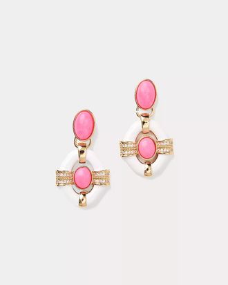Lilly Pulitzer Fleur De Lilly Doorknocker Earrings