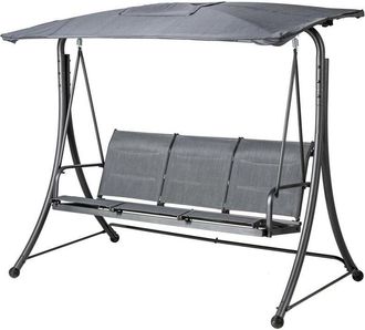 Hesperide Balanc&iacute;n Lako Gris Oscuro - 203 X 103 X 161 Cm - Hesp&eacute;ride