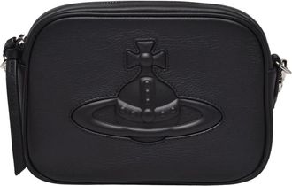 Vivienne Westwood Tassen, Dames, Zwart, ONE Size, Leer, Anna Camera