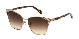 Just Cavalli SJC093 02AM Womens Sunglasses Gold Size 58