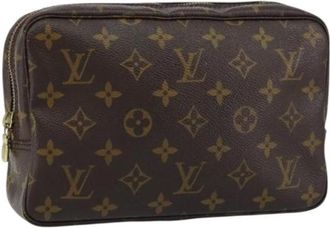 Louis Vuitton Pre-owned Clutches, female, Brown, Size: ONE SIZE Pre-owned Canvas Clutch