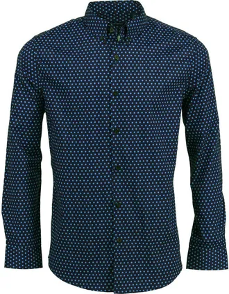 Lords of Harlech Mitchell Button-Up Shirt in Purple at Nordstrom, Size Xx-Large