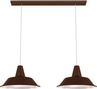 Lumicom Duna L&aacute;mpara De Techo Lineal Corten Hoja