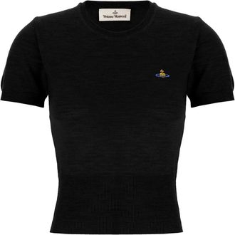 Vivienne Westwood Bea T-Shirt - Dames - T-shirts - Zwart - XS - Katoen - Tops