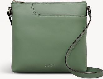 Radley London Pistachio Small Ziptop North-South Cross Body Bag Pockets SS26 Radley London