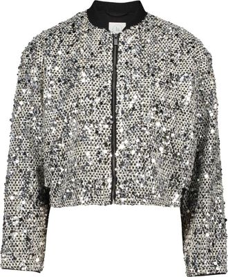 Betty & Co Jassen, Dames, Zwart, XS, Pailletten, Sequin Blouson