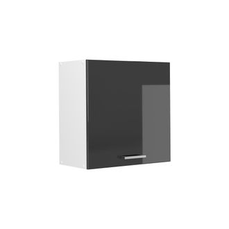 Vicco Armario Colgante R-line, Antracita Alto Brillo, 60 Cm Con 1 Puerta, Vicco