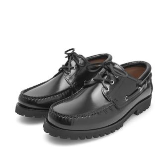 Henry Stevens Slipper & Pantoletten - Bootsschuh Morgan M DS - Gr. 40 (EU) - in Schwarz - f&uuml;r Damen