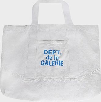 Gallery Dept. Mens Logo Print Canvas Tote Bag White - Size: O/S