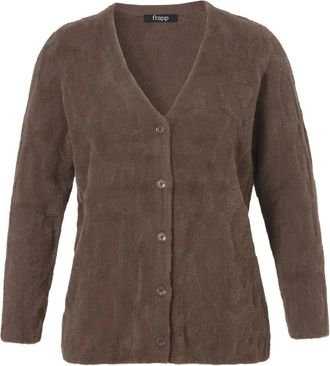 Frapp Cardigans - Heren - Vesten - Bruin - XL - Truien & Vesten
