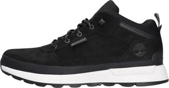Timberland Low Lace Up Sneakers Field Trekker - Heren - Sneakers - Zwart - 41 1/2 EU - Leer - Schoenen