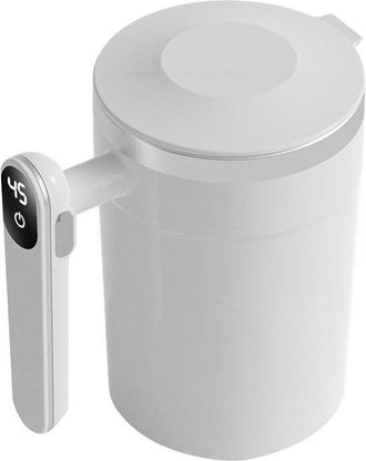 No Brand Taza De Viaje Autom&aacute;tica Con Agitador Autom&aacute;tico, Pantalla Inteligente De Temperatura, A Prueba De Fugas, Para Mezclar Caf&eacute;, T&eacute;, Zumos Y Batidos De Pr