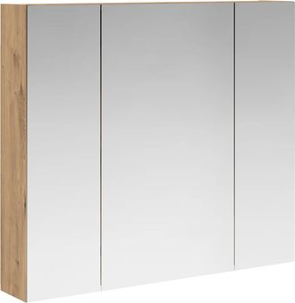 vidaXL Armario Con Espejo De Ba&ntilde;o Roble Artisan 80 X 14,5 X 70 Cm Vidaxl