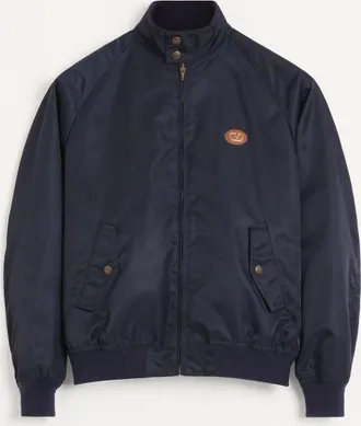 Valentino Nylon Blouson With VLogo Patch Man NAVY 44